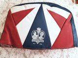 RARE Silver Jubilee of George V Queen Mary, Tea Cosy , Leather Tea Cozy, 1935 English Royalty Souvenir, Beautiful To Display, Collectible British Royalty