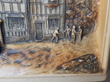 BEAUTIFUL Antique Osborne Ivorex SHAKESPEARE'S House 3D Wall Hanging, Stratford-On-Avon, Made In England, Wall Plaque, Relief Sculpture