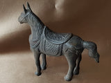 FABULOUS Antique Authentic Tibetan Bronze Horse Statue, Wonderful To Display, Decorative