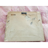 FABULOUS 1920s-30s Winter Scene Framed Litho Print,Beautiful Snow Covered Trees, Original Gilt Carved Small Frame, Signed Tom, Wall Art