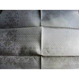 LOVELY Antique Irish Linen Damask Linen Dinner Napkins Set of 6 Ivy Leaves n Polka Dots Pattern,Chateau Chic Antique Table Linens Never Used