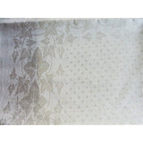 LOVELY Antique Irish Linen Damask Linen Dinner Napkins Set of 6 Ivy Leaves n Polka Dots Pattern,Chateau Chic Antique Table Linens Never Used