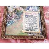 ART DECO Mottoware Wonderful Mother Picture, LOVELY Art Deco Wood Frame, Deco Graphics,Beautiful colors, Perfect Mother Gift, Wall Art
