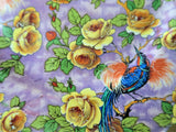 BEAUTIFUL Art Deco CHINTZ Plate, Exotic Birds and Yellow Roses, English Winterton Ware, Longton, England