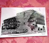1925 Real Photo Postcard of Earthquake Damaged Hotel Californian, Santa Barbara, Collectible Vintage Postcards