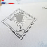 WONDERFUL Original Vintage CUNARD 1980 QE2 Queen Elizabeth II Ocean Liner Stationery , Special 10th Anniversary Celebration, Nautical Collectibles
