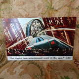 VINTAGE Advertising Postcard For Hollywood's Cinerama Theatre, Never Used,Collectible Chrome Postcards