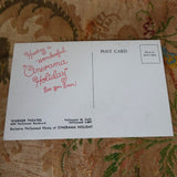 VINTAGE Advertising Postcard For Hollywood's 2nd Cinerama Theatre Presentation, Never Used,Collectible Chrome Postcards