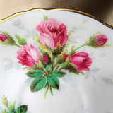 GORGEOUS Vintage English Teacup and Saucer,Hammersley  Bone China, Grandmother's Rose Teacup and Saucer,Collectible Cups and Saucers