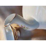 LOVELY Vintage Teapot,English Bone China 5 Cup Teapot,Royal Albert AMERICAN BEAUTY,Romantic Pink Cabbage Roses,Collectible Vintage Teapots