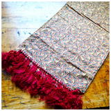 FAB 1940s Vintage Men's Scarf, ART DECO Style ,Fringe Paisley Scarf ,Tootal Scarf, England Gentlemans Elegant Scarf, Forties Era Menswear, Film Noir Scarves
