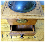 ANTIQUE Japy Freres & Co, Beaucourt Paris, Coffee Grinder, French Coffee Mill,Farmhouse Kitchen Decor