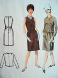 1960s DIOR Dress and Jacket Pattern VOGUE  PARIS ORIGINAL 1484 Classy Day or After 5 Christian Dior Bust 31 Vintage Sewing Pattern