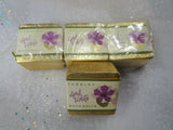VINTAGE Yardley's of London Bath Salts Cube, April Violets Scent, Made In England, Two Bath Cubes Original Package, Vanity ,Boudoir ,Perfumes