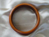 STUNNING Art Deco 2 Tone Bakelite Bracelet,Cinnamon and Toffee Bakelite Bangle,Beautiful Stepped Design,Collectible Bakelite Jewelry