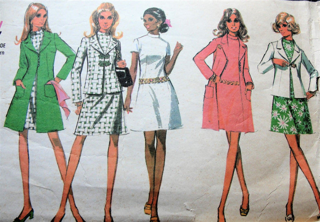 MOD 1960s Dress and Coat or Jacket Pattern McCALLS 2236 Classy A Line A Vintage shop MOD 1960s Dress and Coat or Jacket Pattern McCALLS 2236 Classy A Line A Vintage shop