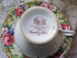 BEAUTIFUL Antique Tea Cup and Saucer TAPESTRY ROSE Paragon English Bone China for Bridal Luncheons,Showers, Hostess Gift, Bridesmaid Gift, Weddings,Tea Parties