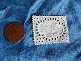 RESERVED LOVELY Antique Small Lace Applique, DOLL Size Lace Applique, Doll Clothing, Baby Clothing Applique, Lace Trims