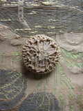 Lovely Antique Victorian Button Crocheted Crochet Collectible Button