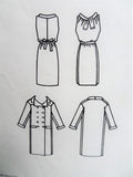 60s GLAM Galitzine of Italy Evening Dress and Coat Pattern VOGUE Couturier Design 1438 Bust 32 Vintage Sewing Pattern
