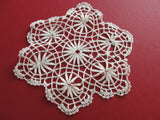 LOVELY Vintage Small Bobbin Lace Doily Very Pretty HandWork Perfect For Doillies Collection or Give As Gift To Lace Doily Collector