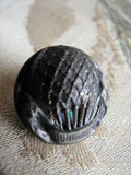 Antique Figural Metal Victorian Fancy Button HOT AIR BALLOON Highly Detailed Design Lovely Collectible For Button Collector