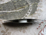 RARE Silver Antique Engraved TATTING Shuttle For Tatted Lace Making Authentic Old Beautiful Condition Needlework Sewing Tool