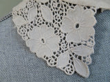 LOVELY Vintage Lace Collar, Openwork Floral  Design,Collectible Vintage Collars