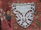 GORGEOUS Unusual Antique Applique, French Lace Applique,Victorian,Edwardian,Antique Lace ,Mixed Lace,For Dolls,Wedding Gowns,Collectible Lace