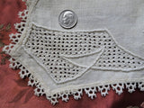 RESERVED GORGEOUS Victorian High Neck Collar, Victorian Edwardian Embroidered linen Lace, Heirloom Sewing,Collectible Vintage Clothing ,Collectible Lace Collars