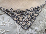 LOVELY Art Deco Hand Embroidered Hanky Beautiful Cutwork, Unusual, Embroidery Work,Lovely Vintage Hankie,Handkerchief,Wedding Bridal Hanky Collectible Hankies