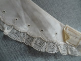LOVELY Antique Collar, French Cotton Embroidered Collar, Lovely Openwork Design, Beautiful Embroidery,Collectible Vintage Collars