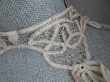 FABULOUS Antique Collar,  Cotton Tape Lace High Collar, Lovely Openwork Design,Display It or Wear It,Collectible Vintage Collars