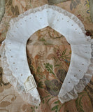 LOVELY Antique Collar, French Cotton Embroidered Collar, Lovely Openwork Design, Beautiful Embroidery,Collectible Vintage Collars