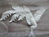 UNIQUE Vintage Bird Appliques Trim, Beautiful Embroidery Padded Work Perfect For Bridal Wedding Heirloom Sewing Flapper Hats,Fine Crafts