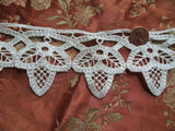 LOVELY Vintage Applique Trim, Lace Applique ,Victorian,Edwardian,Antique Lace,Wedding Gowns,Collectible Lace