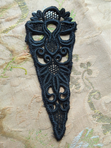 LOVELY Antique French Lace,Applique Lace Trim,Intricate Pattern,Heirloom Sewing,Collectible Vintage Lace