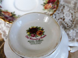 CHARMING Royal Albert Old Country Roses China Trio, Tea Cup, Saucer and Tea Plate Set,English Bone China, Tea Time, Collectible Teacups