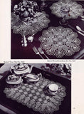 VINTAGE 1940s Crochet Book Coats Clark 241 Pineapples on Parade Crocheted Patterns Chair Sets,Doilies, Bedspread,Tablecloth Etc