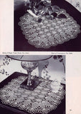VINTAGE 1940s Crochet Book Coats Clark 241 Pineapples on Parade Crocheted Patterns Chair Sets,Doilies, Bedspread,Tablecloth Etc