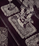 VINTAGE 1940s Crochet Book Coats Clark 241 Pineapples on Parade Crocheted Patterns Chair Sets,Doilies, Bedspread,Tablecloth Etc