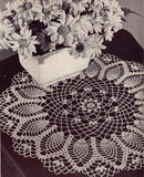 VINTAGE 1940s Coats Clark 252 Book Pineapple Pageant Crochet Patterns Ruffled Lace Doilies