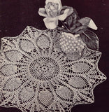 VINTAGE 1940s Coats Clark 252 Book Pineapple Pageant Crochet Patterns Ruffled Lace Doilies
