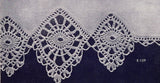 VINTAGE 1940s Coats n Clarks Crochet Book 254 Lace Crocheted Edgings Hairpin Lace Patterns Collar Cuffs Motifs Lovely Designs