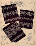 VINTAGE 1940s Crochet and Tatted Designs Star Book 30 Lovely Crocheted Lace and Tatting Patterns Doilies Trims Collars etc