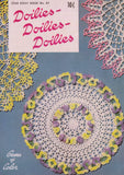 VINTAGE 1950s Star 87 Crochet Book Doilies Gems of Color Crocheted Patterns Beautiful Figural Lace Flower Ruffle Hairpin Lace Doilies