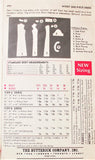 1960s CUTE Mod Dress Pattern BUTTERICK 4795 Two style versions Bust 38 Vintage Sewing Pattern FACTORY FOLDED
