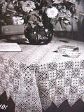 1940s Clarks Crochet for Tables Book No. 202 Beautiful Patterns For Crocheted Table Linens