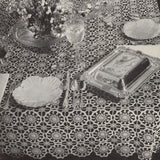 1940s Clarks Crochet for Tables Book No. 202 Beautiful Patterns For Crocheted Table Linens