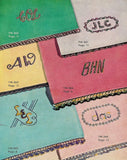 1950 Original Crochet Booklet Coats Clark No.265 Bathroom Beauties Crochet Patterns Decorative Crochet For Bath Towels,Guest Towels,Appliques Edgings